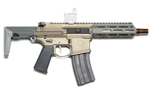 Handguns Q LLC Honey Badger 300Blackout Q HONEY BADGER SBR 300BLK 7 30RD FDE • Model: Honey Badger